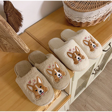 Load image into Gallery viewer, Warm Corgi Slippers