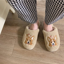 Load image into Gallery viewer, Warm Corgi Slippers